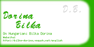 dorina bilka business card